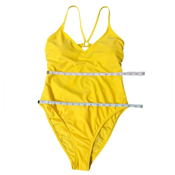 Shade & Shore Yellow One Piece Swimsuit - Picture 3 of 10